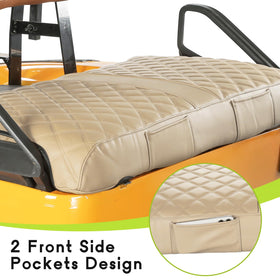 WEIMELL golf cart seat cover front cushion that cleans easily with a damp wipe