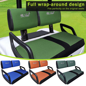 WEIMELL seat cover uses breathable mesh and vinyl to stay cool and durable.