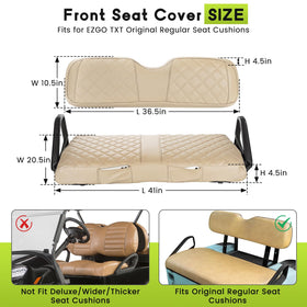 WEIMELL golf cart seat cover pockets offering convenient storage for small items