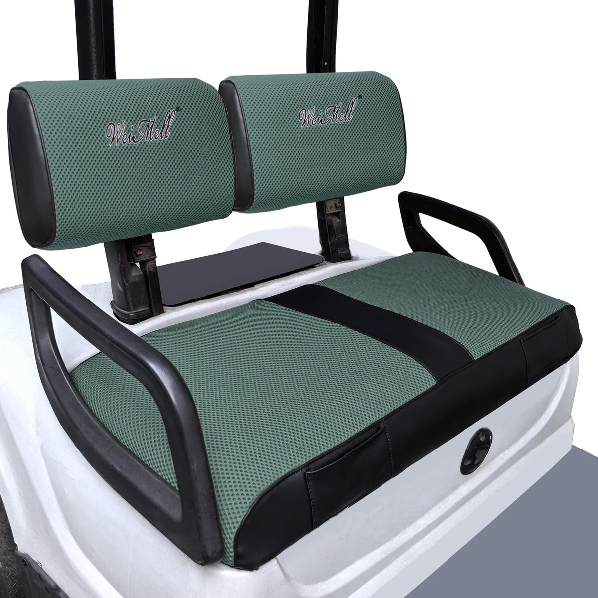 WEIMELL front seat two-tone wrap enhances style and protection.