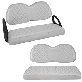 WEIMELL front seat cover for Club Car Tempo—scratch-resistant vinyl, easy wipe-clean.