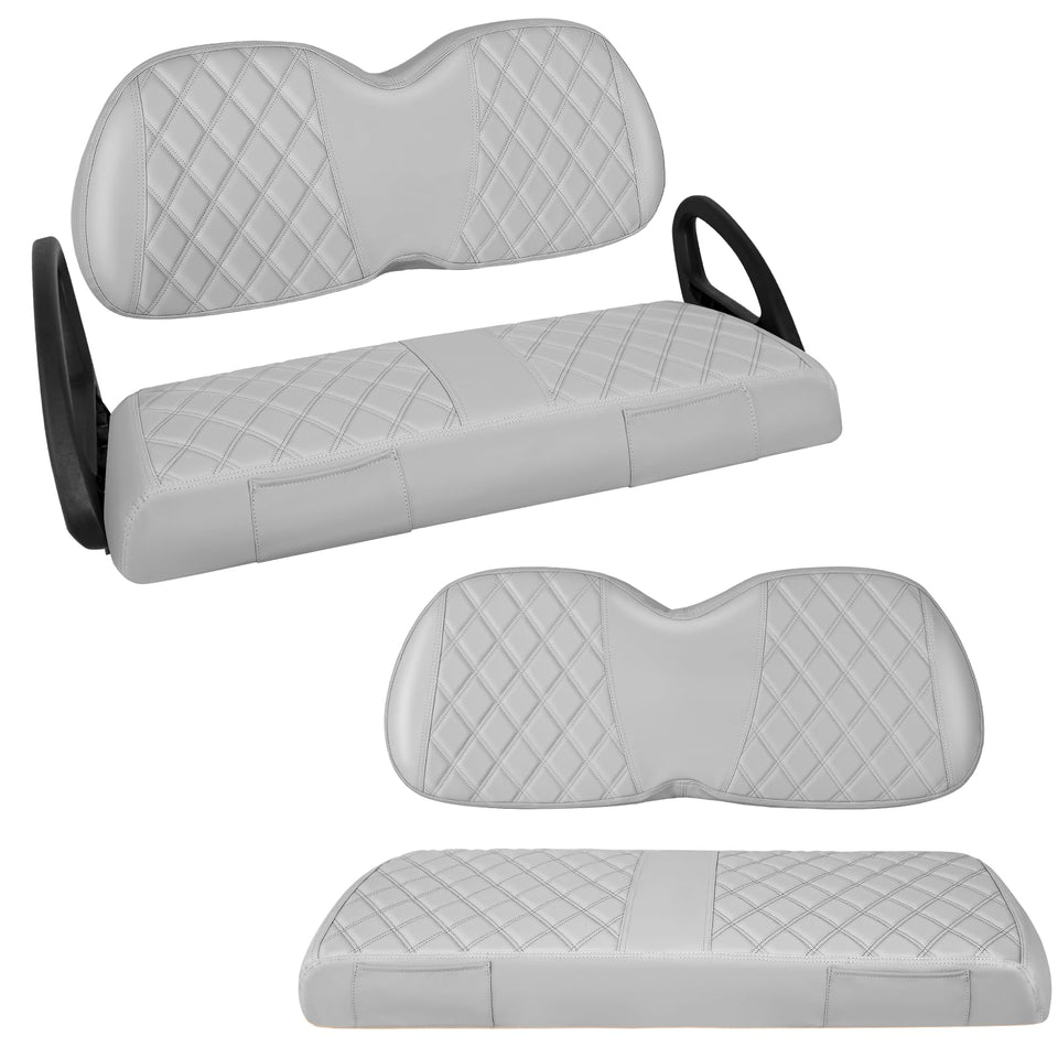 WEIMELL front seat cover for Club Car Tempo—scratch-resistant vinyl, easy wipe-clean.