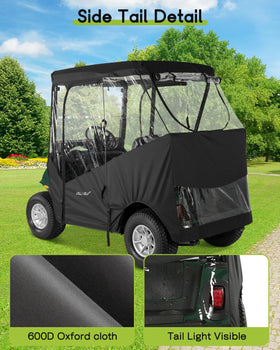 Weimell EZGO TXT RXV roll-up doors for easy access and ventilation