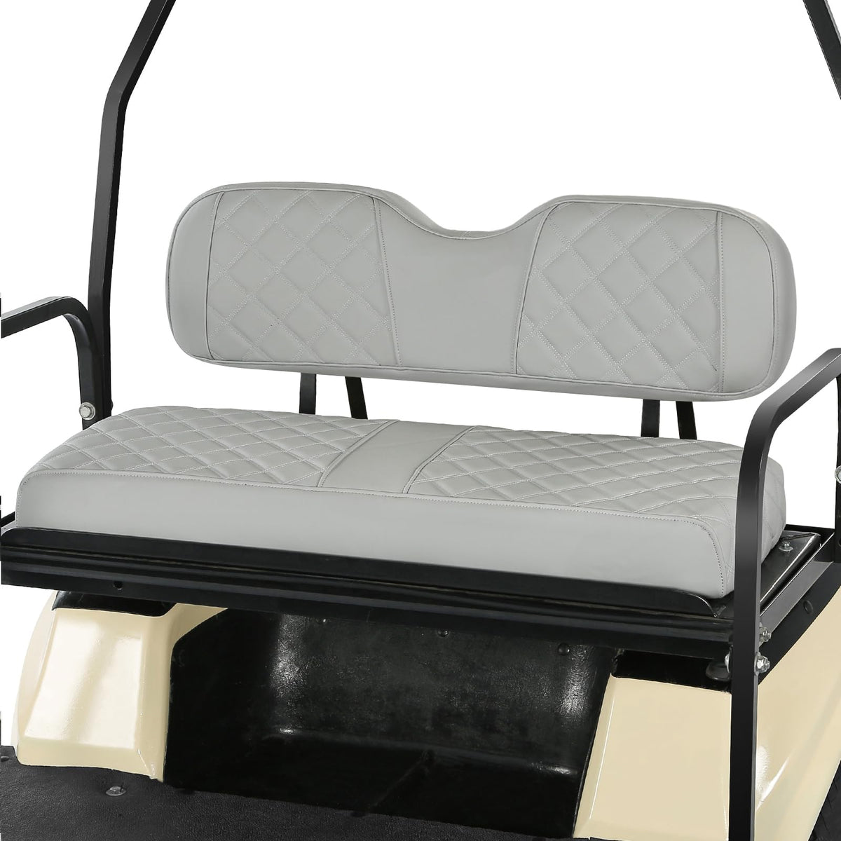 WEIMELL rear seat cover vinyl leather close-up showing durable texture and soft feel
