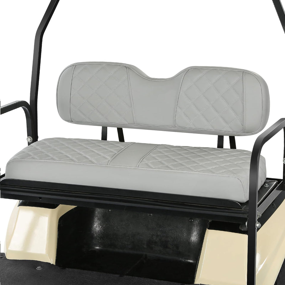 WEIMELL rear seat cover vinyl leather close-up showing durable texture and soft feel