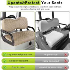 WEIMELL seat cover with pockets for phones and small items