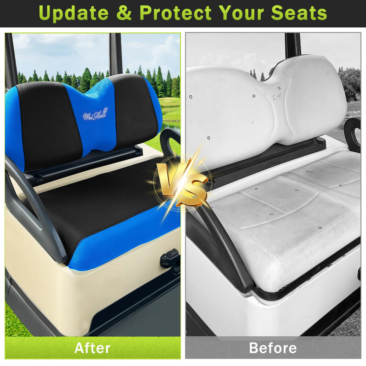 WEIMELL breathable mesh seat cushion cover keeps seats cool and comfortable