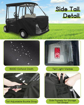 WEIMELL zippered side doors provide quick mirror access and entry.