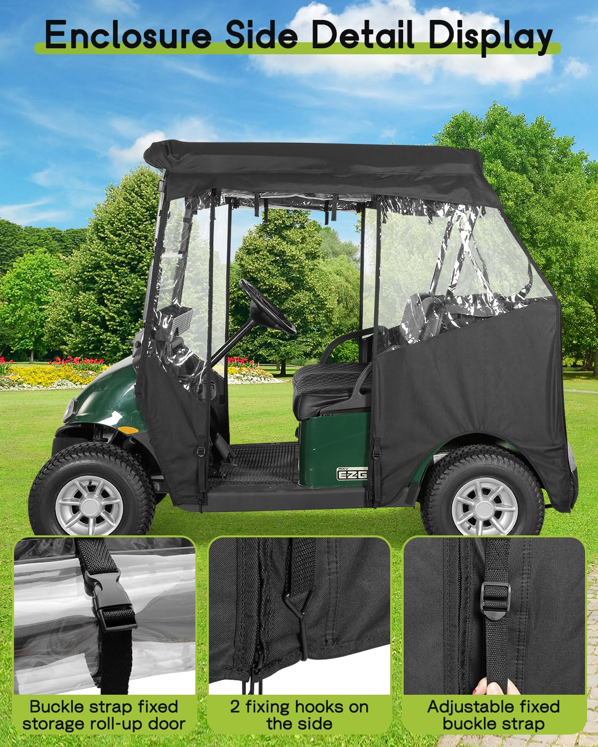 WEIMELL three-sides roll-up door design for easy access and ventilation