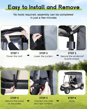 WEIMELL tool-free installation drapes over roof in minutes without drilling.