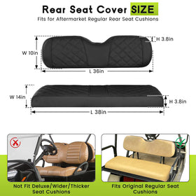 WEIMELL rear cushion cover with snug universal fit for easy cleaning