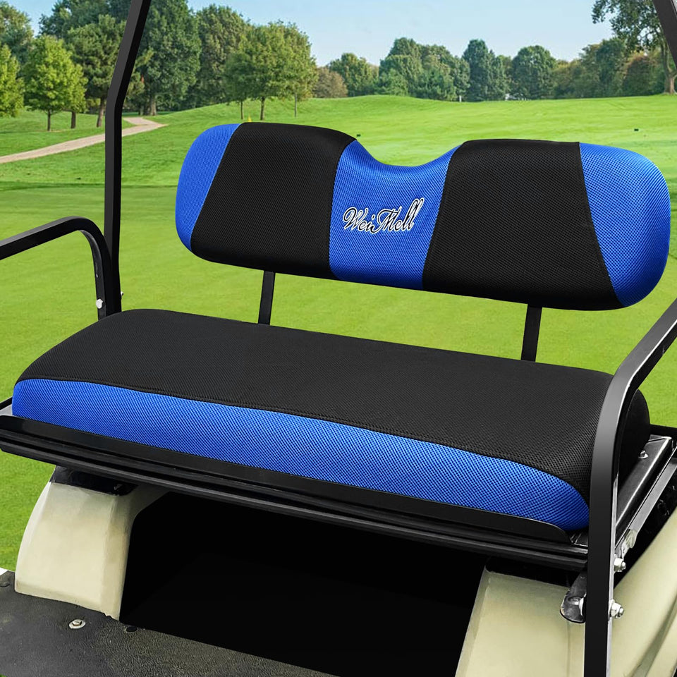 WEIMELL universal golf cart seat cover front view, protective and stylish.