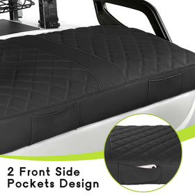 WEIMELL diamond-wrap seat pattern protecting against wear and sun