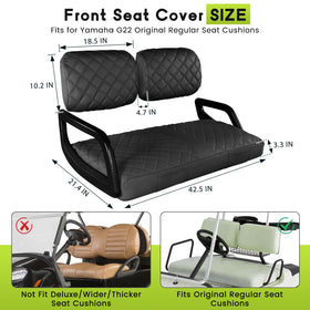 WEIMELL second backrest seat cover showing full coverage design
