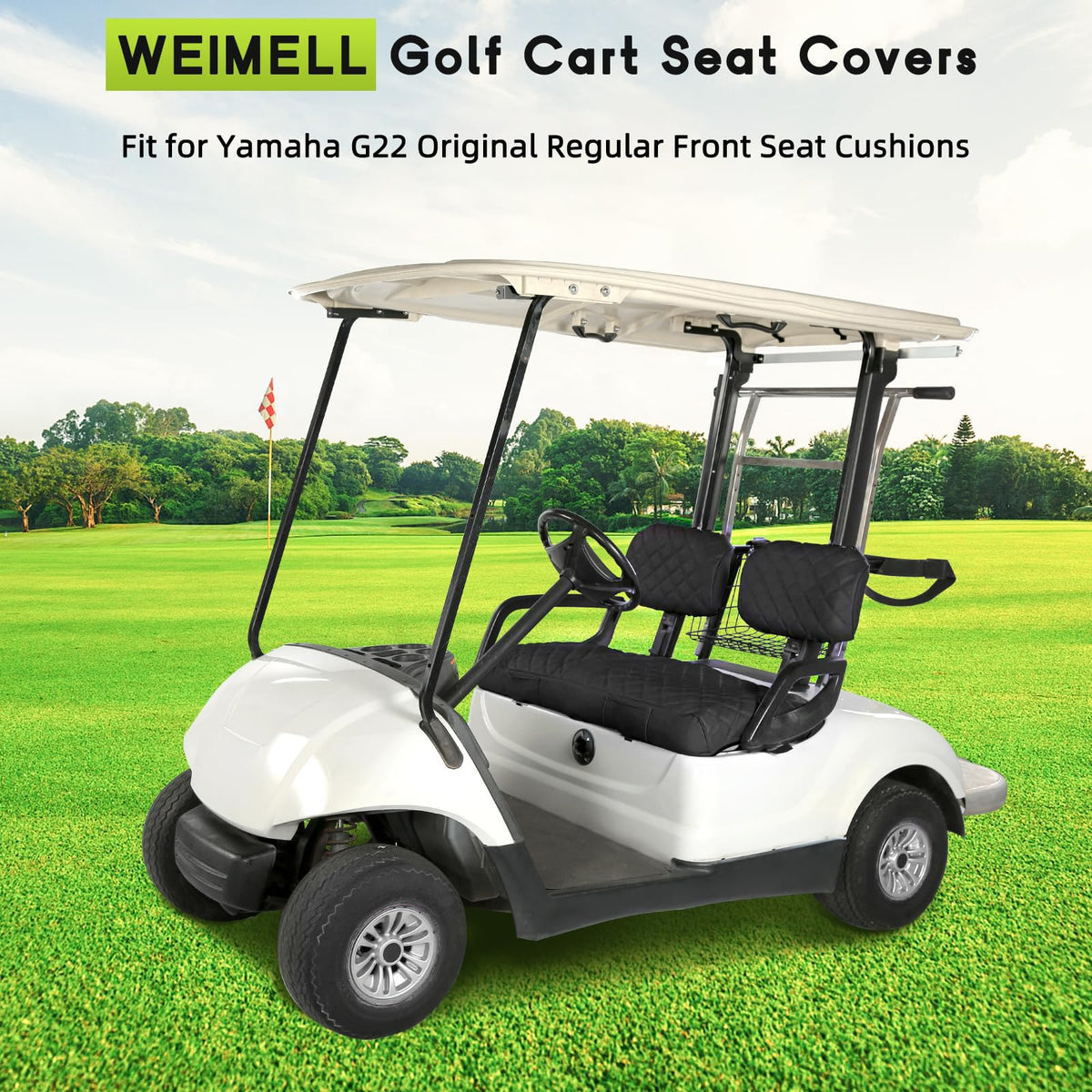 WEIMELL seat cover with pocket design for storing essentials