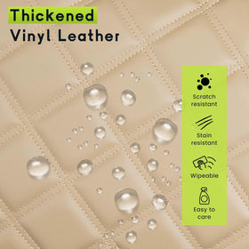 WEIMELL vinyl leather seat cover offers scratch and stain resistance
