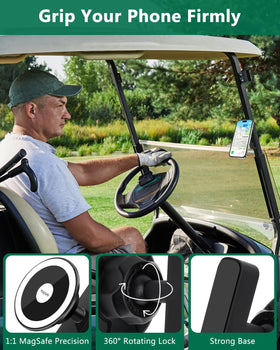 weini tool-free installation on EZGO Club Car Yamaha carts