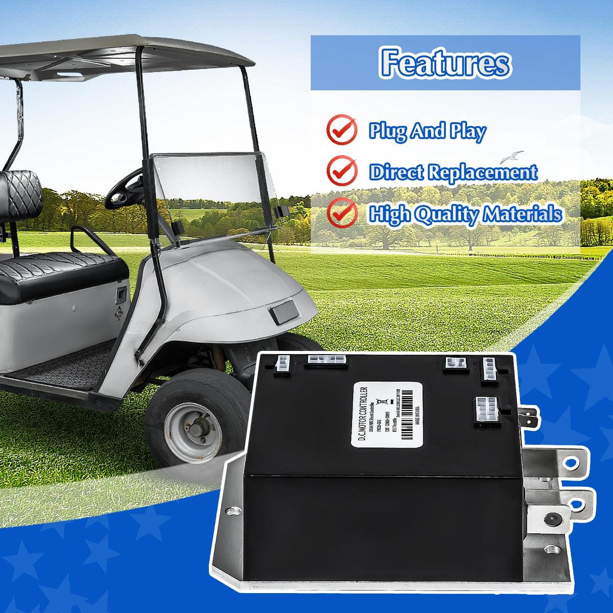 WEKANI EZGO TXT controller installation visuals guide swift setup.