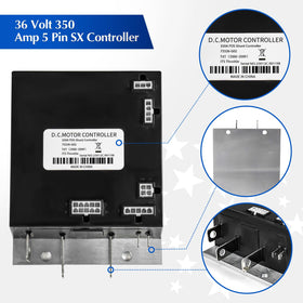 WEKANI 36V 350A EZGO TXT controller packaging for easy replacement kit.