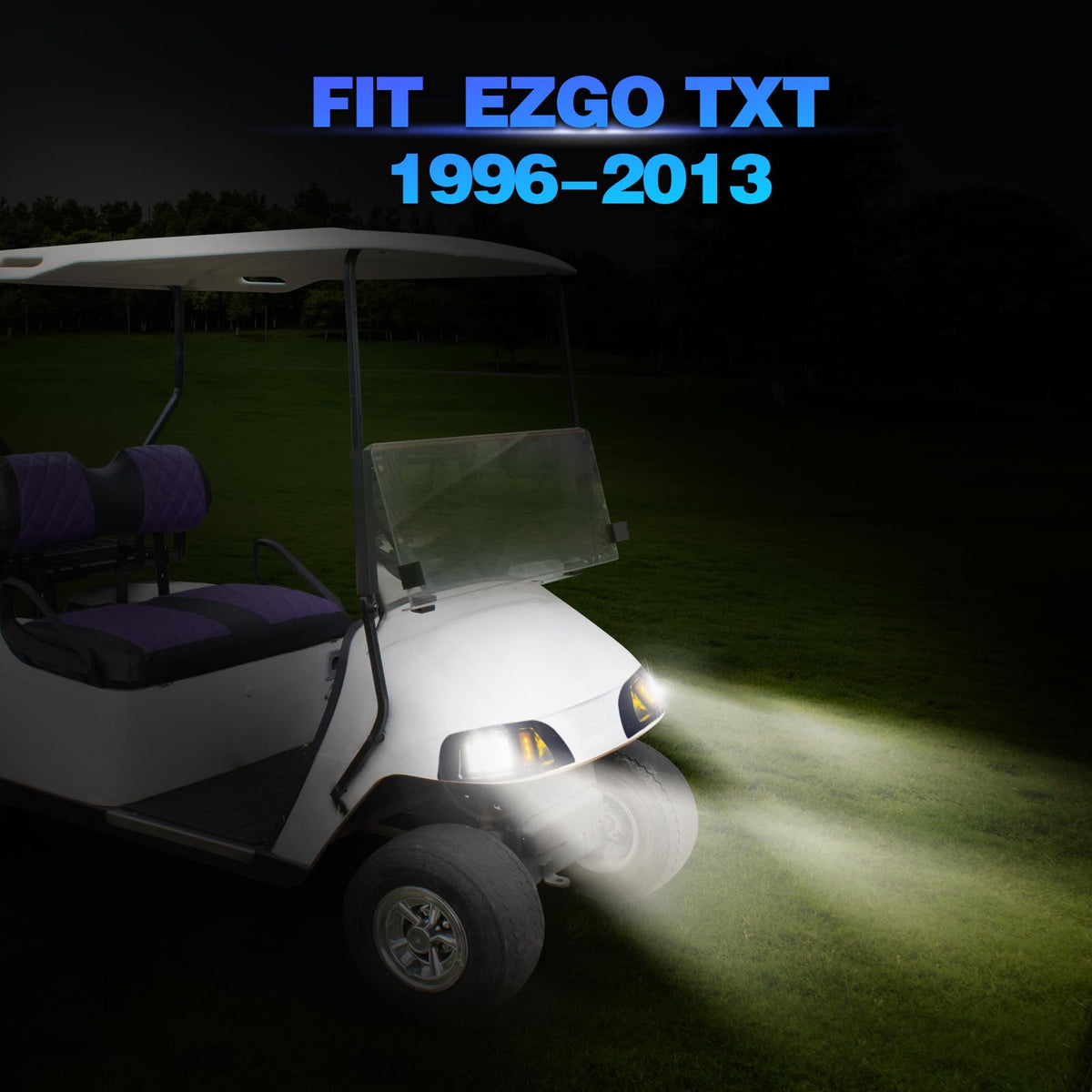 WEKANI EZGO TXT right headlight enhances night reach