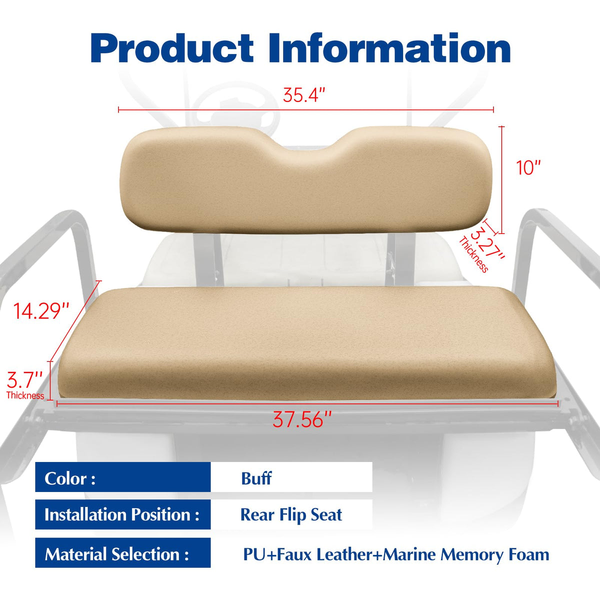 WEKANI memory foam cushion core highlights adaptive support and resilience