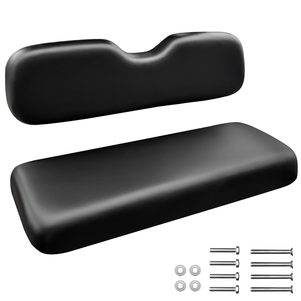 WEKANI universal golf cart rear seat backrest offers ergonomic support for longer rides.