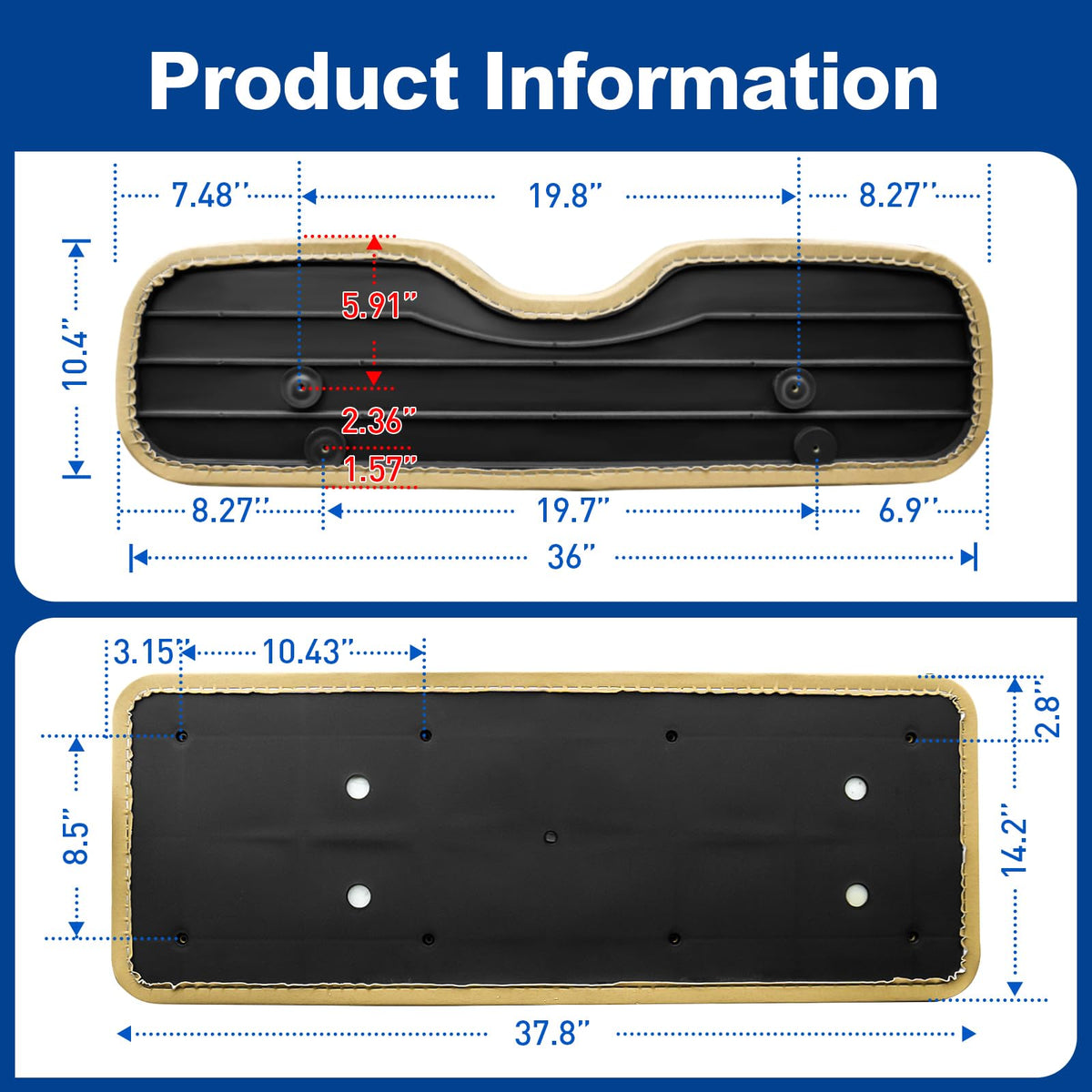 WEKANI vinyl seat material close-up demonstrates durability and UV resistance