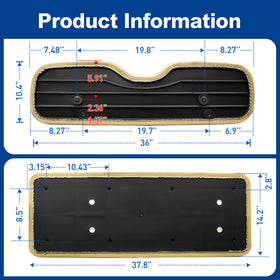 WEKANI vinyl seat material close-up demonstrates durability and UV resistance
