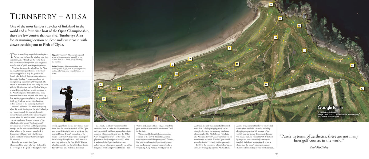 Welbeck Signature holes image emphasizes iconic holes for tactical analysis