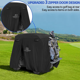 WELIDAY EZGO side view cover allows easy entry with vents.