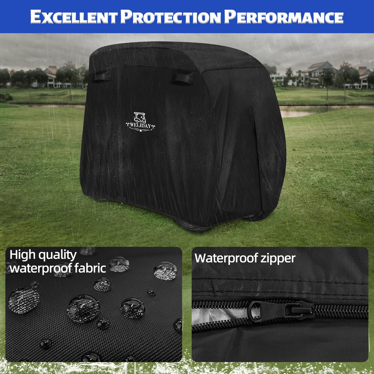 WELIDAY storage bag included for compact after-use storage.