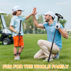 Welspo adjustable-length putter adapts from 43 to 90 cm