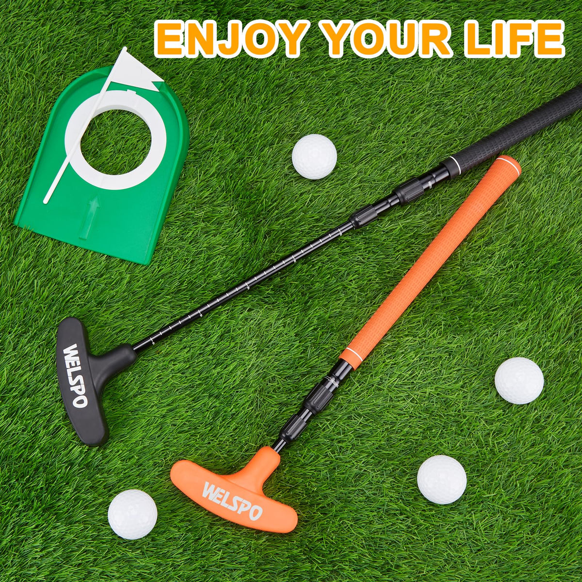 Welspo portable design stays lightweight and fits any golf bag