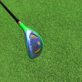 WENGH 3 Hybrid clubhead weighting technology improves launch and control.