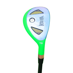 WENGH 3 Hybrid with titanium forged face boosts ball speed and power.