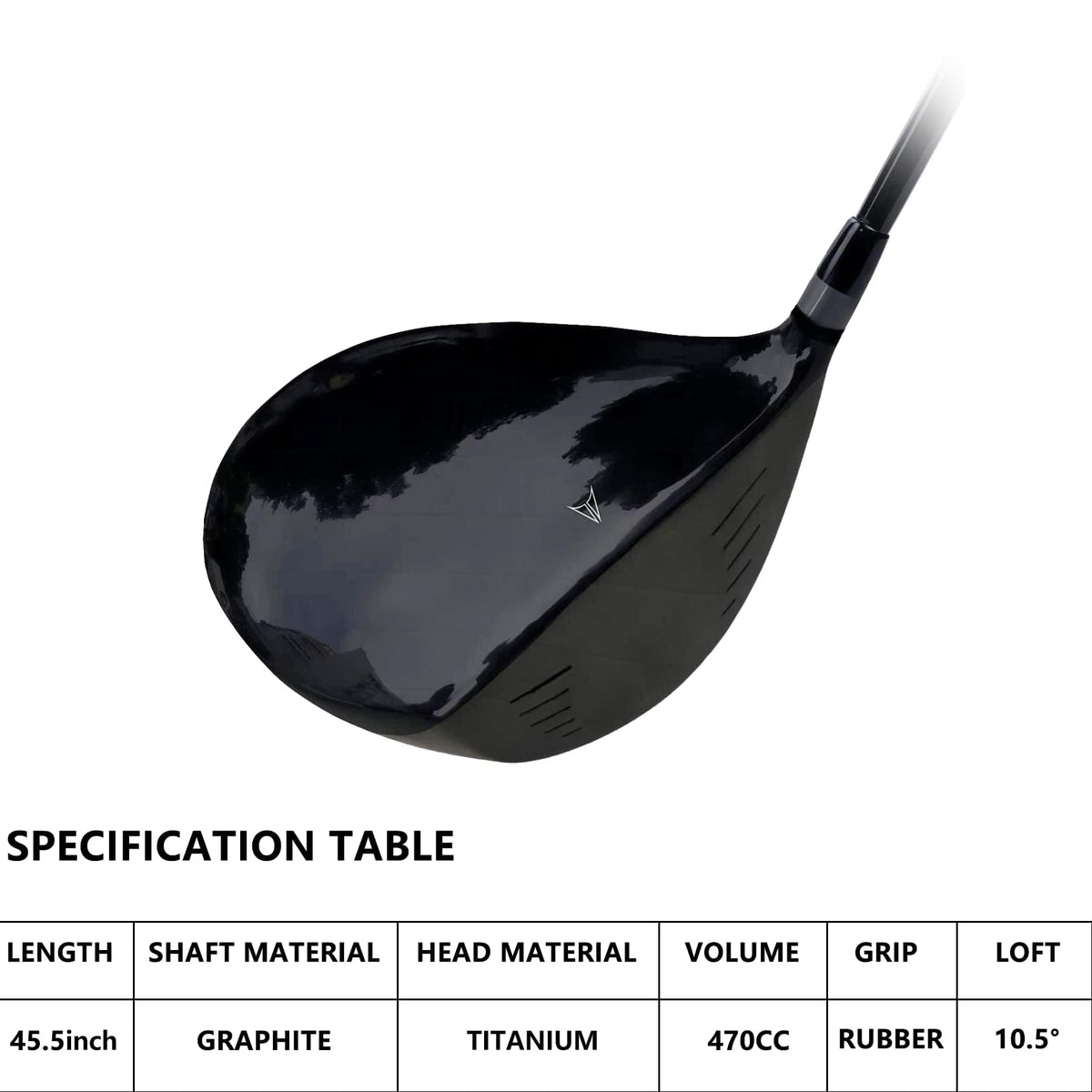 WENGH MOI-enhanced head profile aids forgiveness and easy aiming for a confident swing.