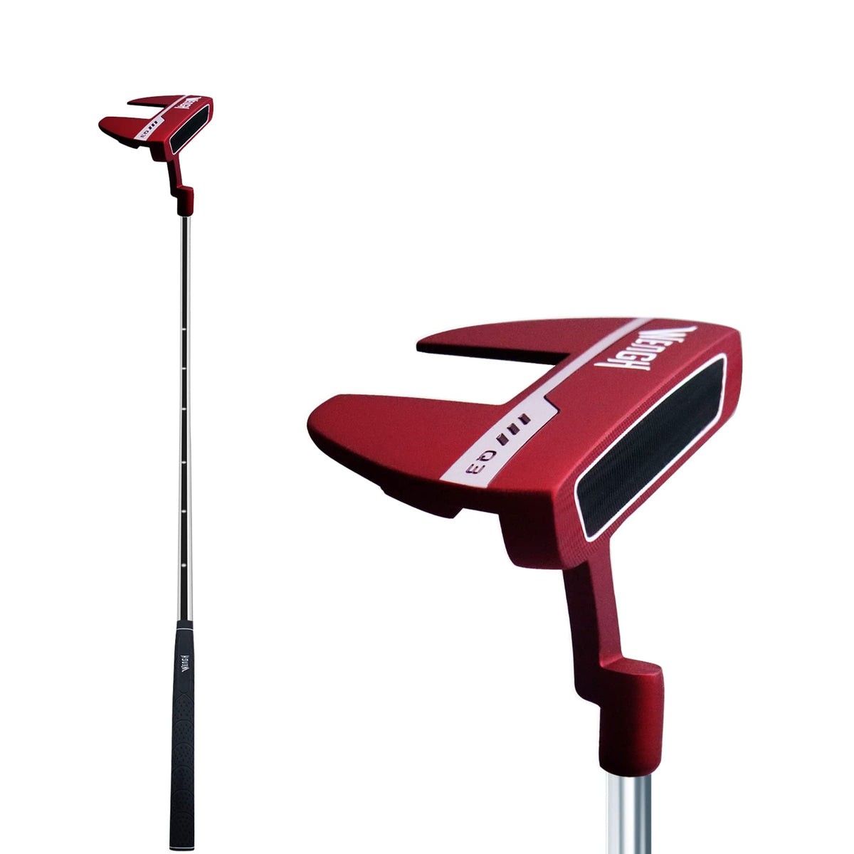 WENGH golf mallet putter head 34-inch design for stable alignment and balanced strokes