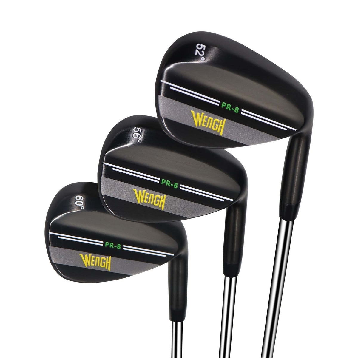 WENGH golf wedge set 52-degree wedge view for precise short game control.