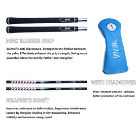 WENGH rubber grip with anti-slip texture improves hand feel and controlled power.