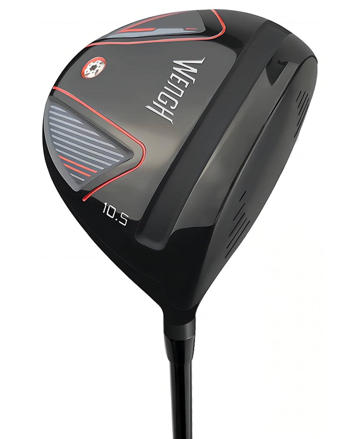 WENGH titanium driver head forged for strength, durability, and potential distance.