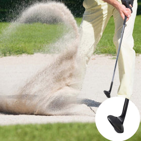WENGH rubber grip wedge improves secure hold in wet conditions.