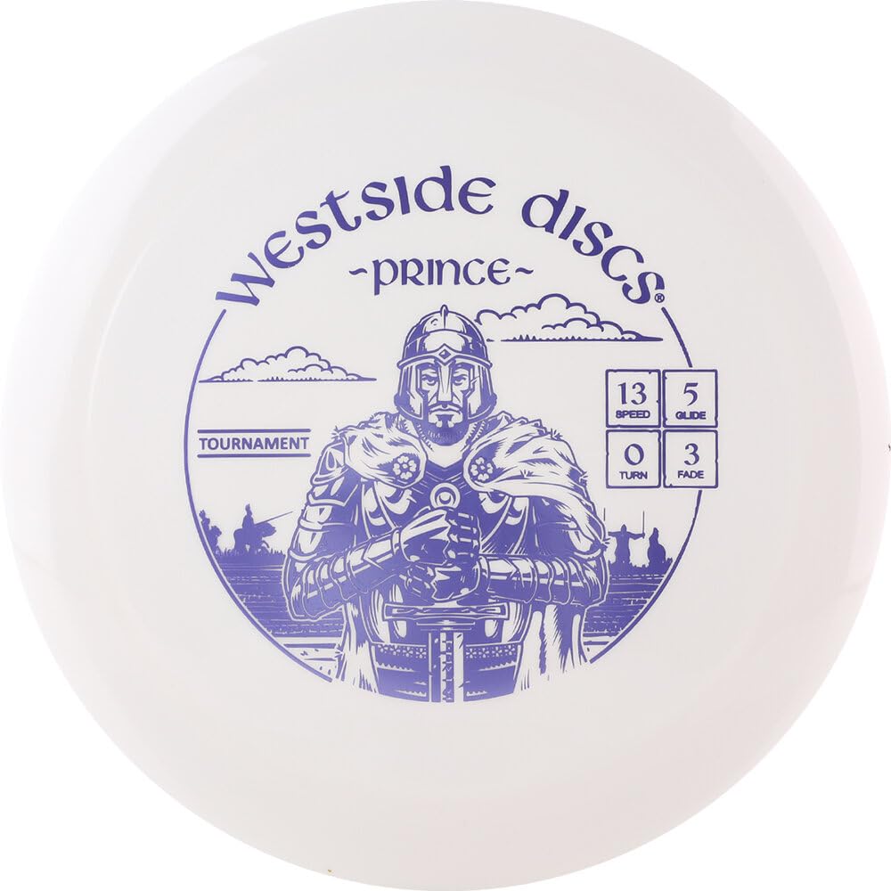Westside Discs Prince distance driver for powerful, stable flights and reliable finishes.