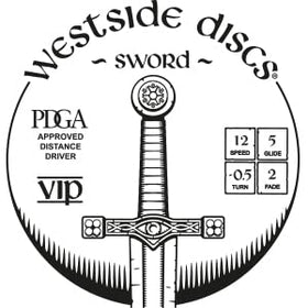 Westside VIP Sword offers stable flight for consistent distance.