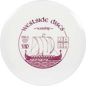 Westside VIP Warship close-up grip for precise, controlled throws