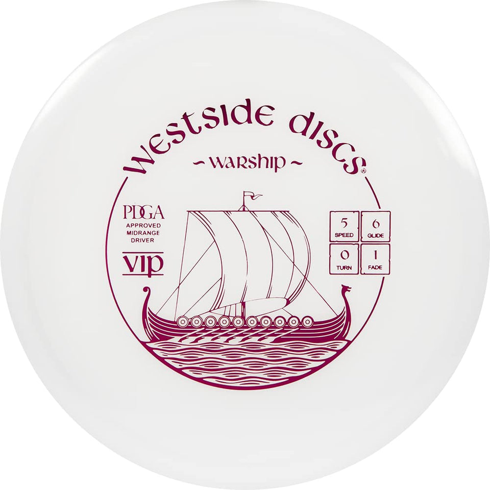 Westside VIP Warship close-up grip for precise, controlled throws