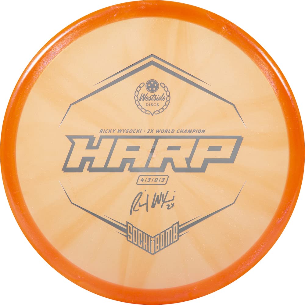 Westside Harp putter with limited edition Sockibomb hot stamp for consistent approach.