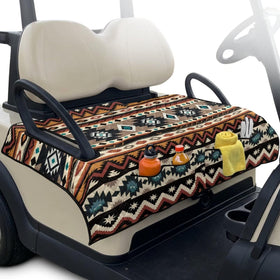 Wetoricau geometric golf cart seat cover fits most carts for a tailored, secure look.