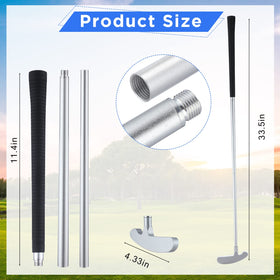 Wettarn foldable golf putter set shown for travel and easy carrying