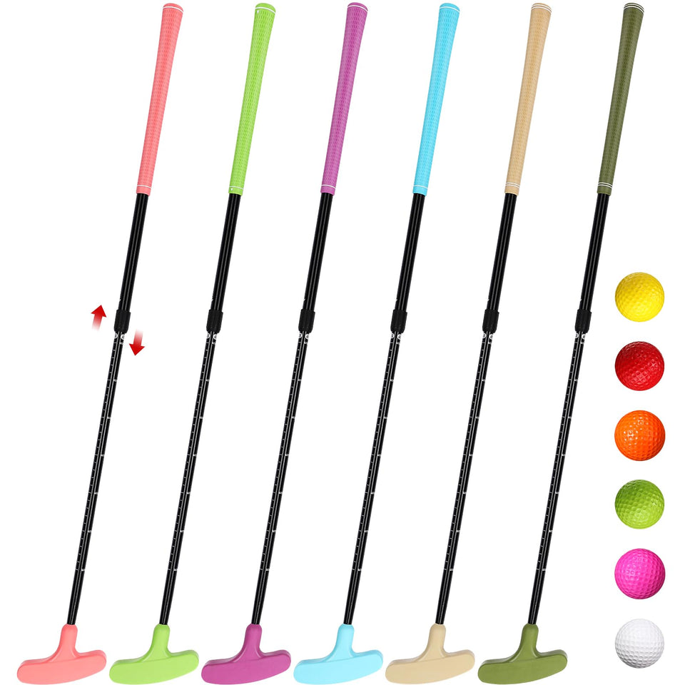 Wettarn 6-set putters with adjustable length for versatile practice sessions