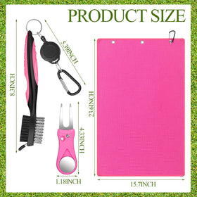 Wettarn pink divot repair tool for on course repairs